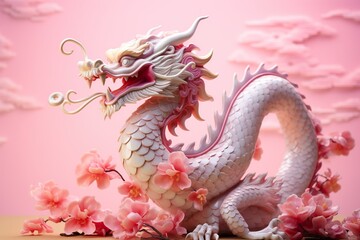 Obraz premium Chinese Dragon: Majestic Symbol of Power