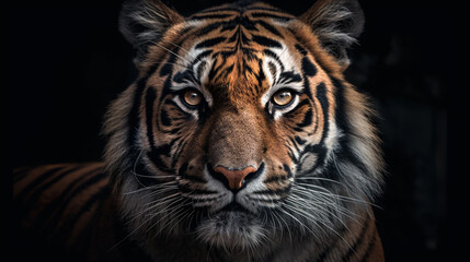 A beautiful tiger. Generative AI.