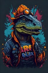 Tyrannosaurus Rex - T-shirt design
