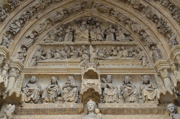 cathédrale Notre-Dame d'Amiens, patrimoine mondial de l'UNESCO, Region  Picardie, Somme, 80, France