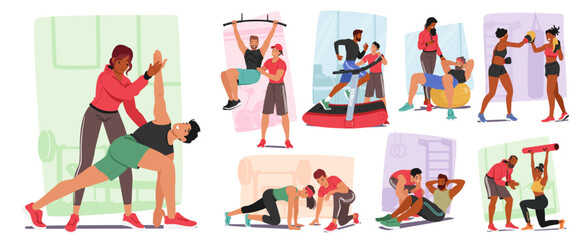 Characters Undergo Personalized Training Sessions With A Personal Coach, Receiving Tailored Guidance, Motivation