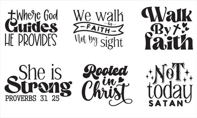 Christian Quotes SVG Design Template