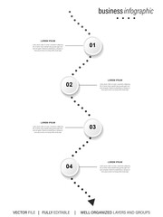 Business data visualization. timeline infographic icons designed for abstract background template milestone element modern diagram process technology digital marketing data presentation chart Vector

