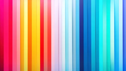 Foto op Aluminium Abstract colorful background with vertical stripes. Generative AI © Denniro