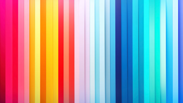 Abstract colorful background with vertical stripes. Generative AI