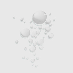 Water collection. 3d render