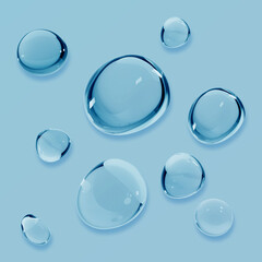 Water collection. 3d render