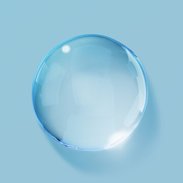 Water collection. 3d render