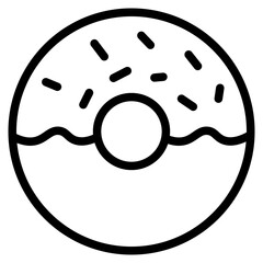 Obraz premium donut line 