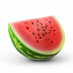 Watermelon on white background. Fresh fruits. Healthy food concept