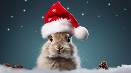 Christmas Bunny: Festive Holiday Cuteness