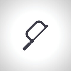 hack saw isolated icon. hack saw icon.