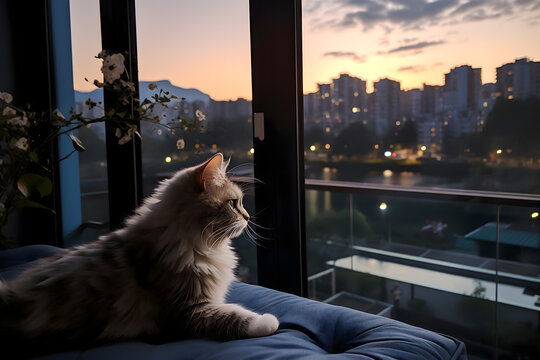 Cat On The Roof