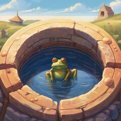 井の中の蛙2:AI生成