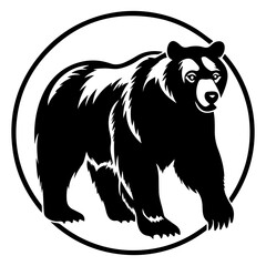 Plakat Illustration of a bear