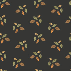 Seamless pattern with autumn leaves. Ideal for a variety of projects including fabric, paper and more.