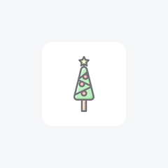  Timeless Red and Green Christmas Tree icon


