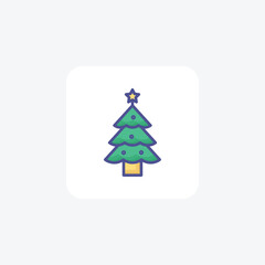 Fototapeta premium Regal Glow of Christmas icon