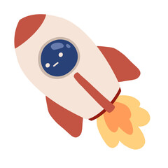 cute rocket