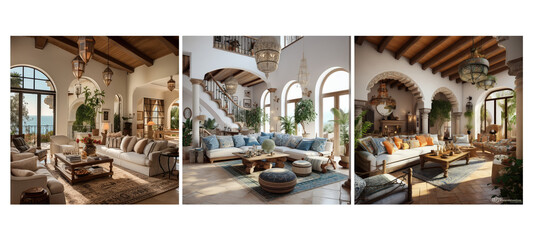 colors mediterranean living room interior design
