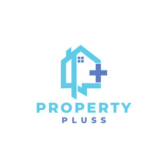  property investment logo vector icon illustration