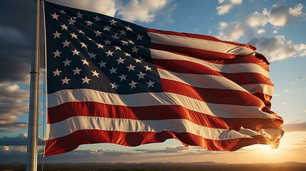 Flag of the United States.