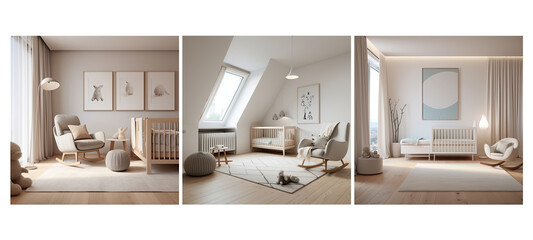 home minimalist nursery interior design