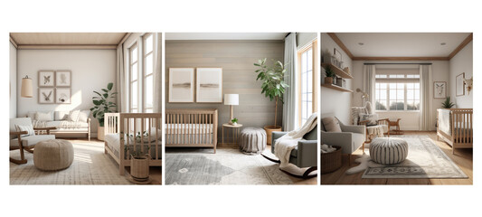 decor modern farmhouse nursery interior design