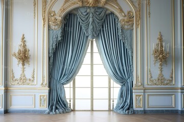 Digital Blue Wisconsin Room backdrop