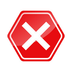 Obraz premium Warning Sign Element 