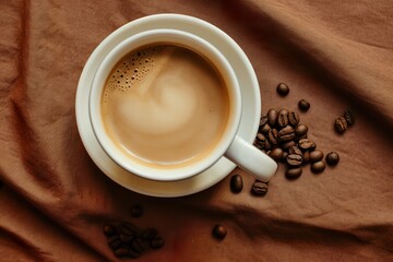 coffee Beans Background: Aromatic Elixir