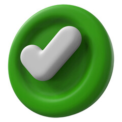 Icon 3D Check Mark