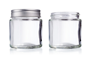 empty glass isolated