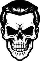 Skull - High Quality Vector Logo - Vector illustration ideal for T-shirt graphic