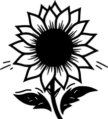 Fototapeta premium Flower - High Quality Vector Logo - Vector illustration ideal for T-shirt graphic