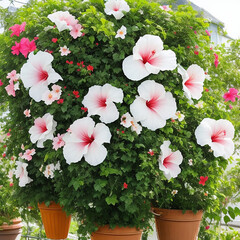 beautiful flowers from the bush.,generative AI