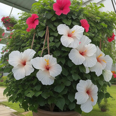 beautiful flowers from the bush.,generative AI