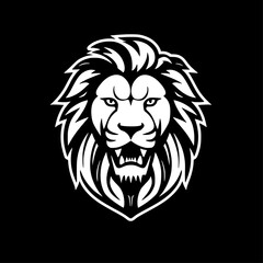 Fototapeta premium Lion - Minimalist and Flat Logo - Vector illustration