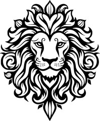 Obraz premium Lion - Minimalist and Flat Logo - Vector illustration