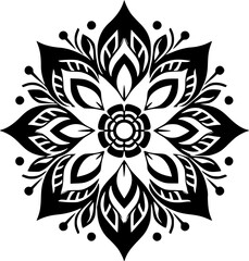 Fototapeta premium Mandala - High Quality Vector Logo - Vector illustration ideal for T-shirt graphic