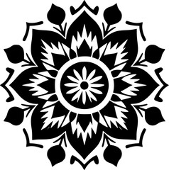 Mandala - High Quality Vector Logo - Vector illustration ideal for T-shirt graphic