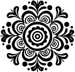 Mandala - High Quality Vector Logo - Vector illustration ideal for T-shirt graphic
