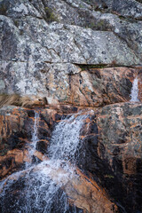 waterfall in the mountains of the Cederberg western cape South Africa