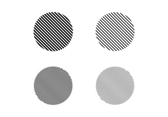 circle memphis geometric decorative element