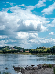 Kaunas, Lithuania - 07 26 2023: General view of the city area in Kaunas