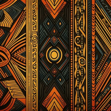 adbstract tribal african pattern wallpaper background