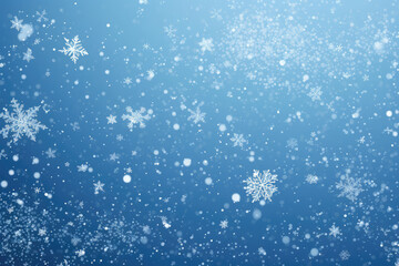 Obraz premium falling snow on background