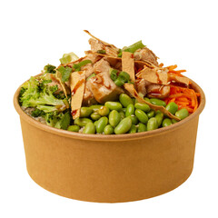Nutritious & delicious brown rice bowl with vibrant, fresh vegetables. A wholesome blend of flavors & textures for a nourishing and satisfying meal