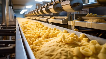 pasta making in the factory