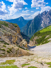 Fototapeta na wymiar Drei Zinnen Panorama - Dolomiten